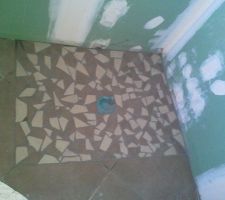 La douche italienne mosa&iuml;que