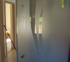 Paroie de douche  vue sur chambre