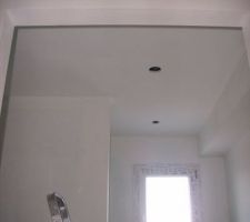 Plafond peint sdb