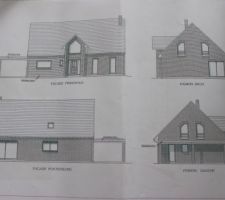 Voici les différentes vues de la maison