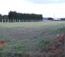Entr&eacute;e du terrain vue Nord Est