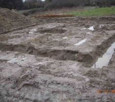 D&eacute;but des fondations