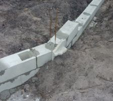 Détail d'un angle du V