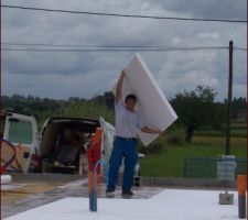 Dalle isolante de 10 cm