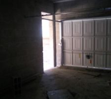 Garage vu de l'intérieur