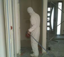 B&acirc;chage, calfeutrage, peinture du RDC   mezzanine