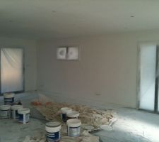 B&acirc;chage, calfeutrage, peinture du RDC   mezzanine