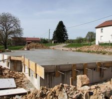 Ca y est, la chape est coul&eacute;e!