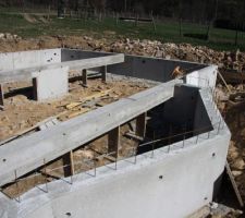 Le vide sanitaire apr&egrave;s d&eacute;coffrage