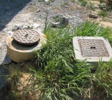 Ces bouches étaient cassées avant l'achat du terrain en juin 2010, elles ont été enfin changées par le lotisseur, donc mon terrassier va pouvoir intervenir la semaine prochaine sereinement.