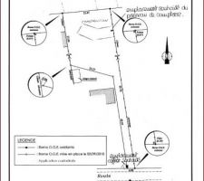 Plan de masse et implatation aproximative