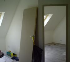 Sous couche ;espace multimédia et chambre Quentin.