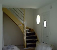 Sous couche vue escalier rdc.