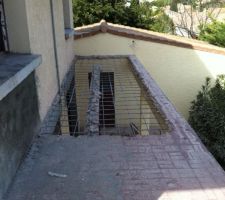 Demolition de la terrasse