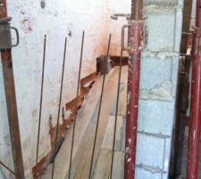 Coffrage de l'escalier