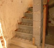 Mise en forme de l'escalier