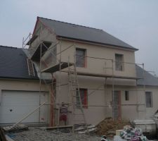 27/04/11 : fin de l'enduit