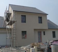 27/04/11 : fin de l'enduit