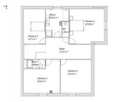 Voici le plan de l'etage !