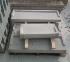 Les appuis de fenêtres sont livrés