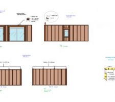 Fabrication et le assemblage des murs