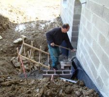 Escalier arri&egrave;re