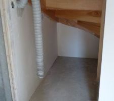 Placard sous l'escalier