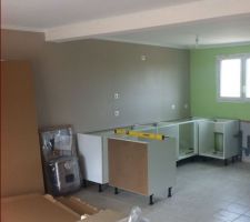 Mise en place de la cuisine