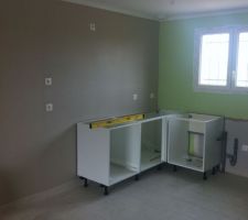 Mise en place de la cuisine