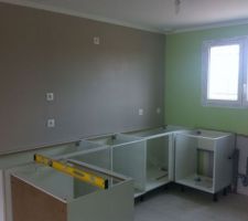 Mise en place de la cuisine