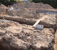 &eacute;l&eacute;vation des murs de fondation