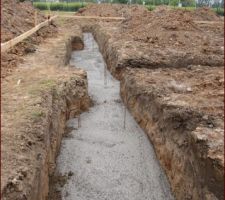 Coulage des semelles