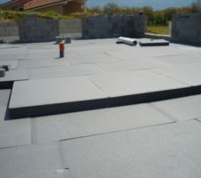 Deux couches de 10 cms Knauf Xtherm Sol  th30