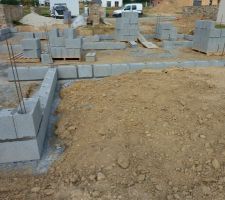 Emplacement de la future terrasse