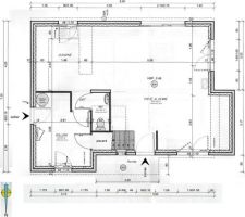 Plan du rez-de-chaussée.