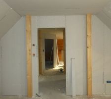 Cloisons chambre des parents