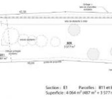 Terrain et implantation maison