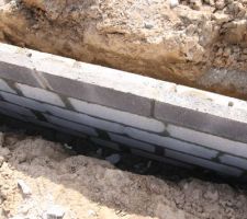 D&eacute;tail de la profondeur des fondations