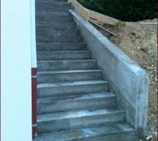 Escaliers démoulés!