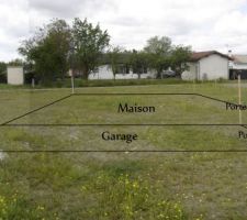 Emplacement de la maison.