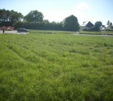 Vu du fond du terrain