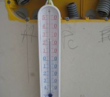 Température intérieure (ext: 32°)
