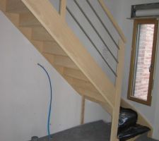 Escalier posé ce jour !