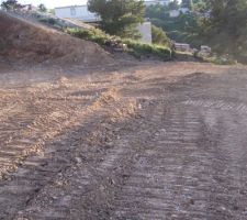 Suite du terrassement