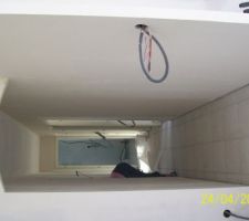 Le carrelage du couloir