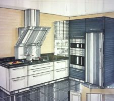 Vue de la cuisine
