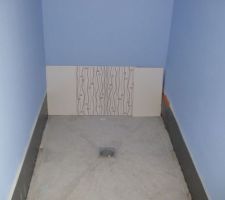 Préparation de la douche. On centre ou ou coupe ?