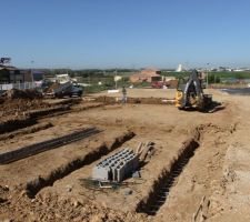 Début du ferraillage