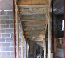 L'escalier en béton
