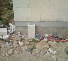 Montage d'une rehausse pour l'aeration